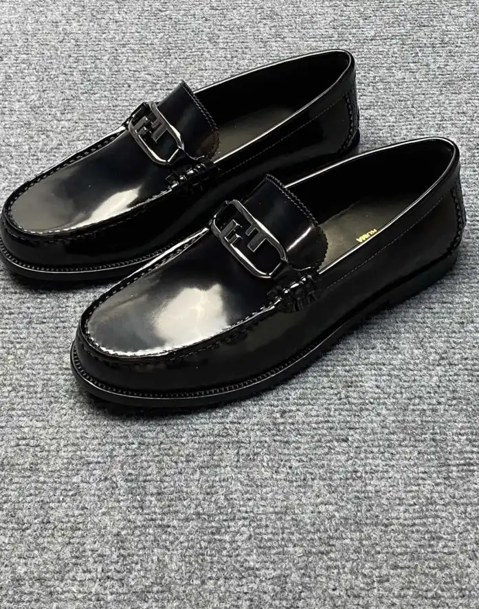 hype Fendi Leather Shoes