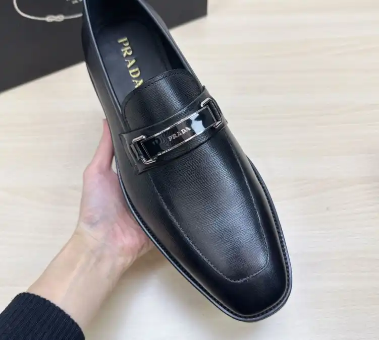 hype Prada Leather Shoes