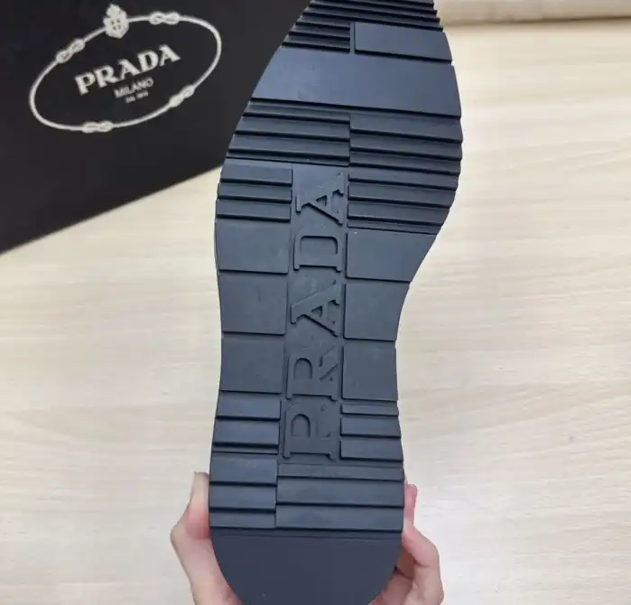 hype Prada Leather Shoes