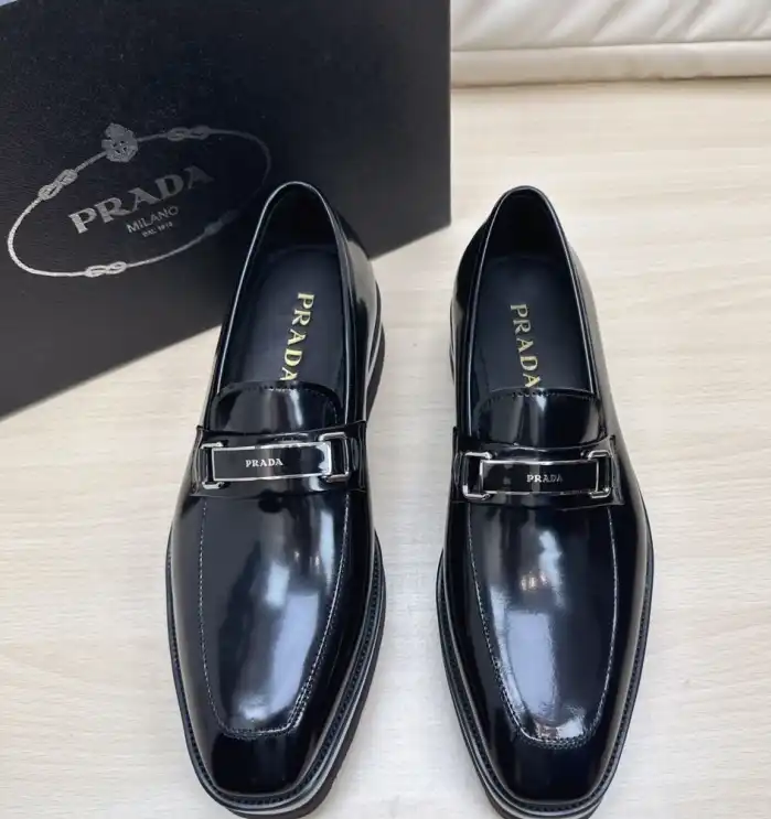 hype Prada Leather Shoes