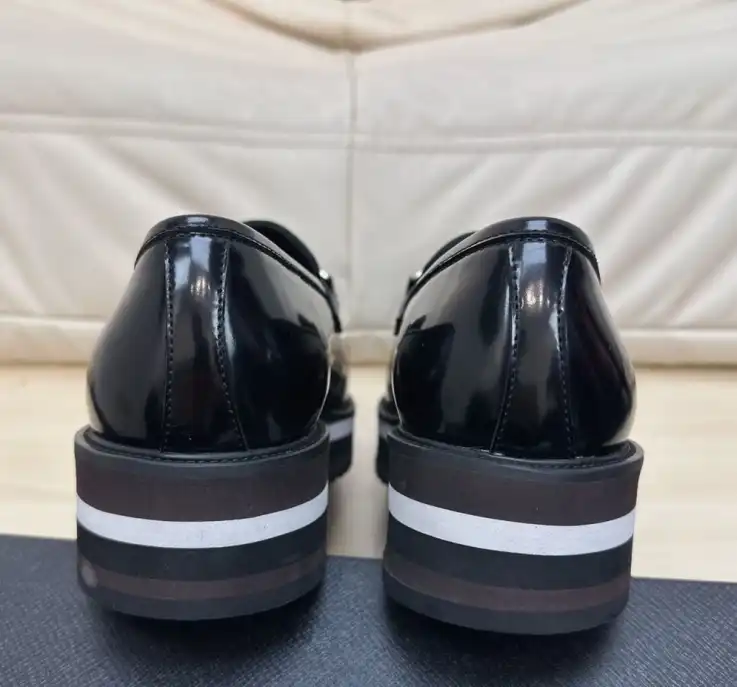 hype Prada Leather Shoes