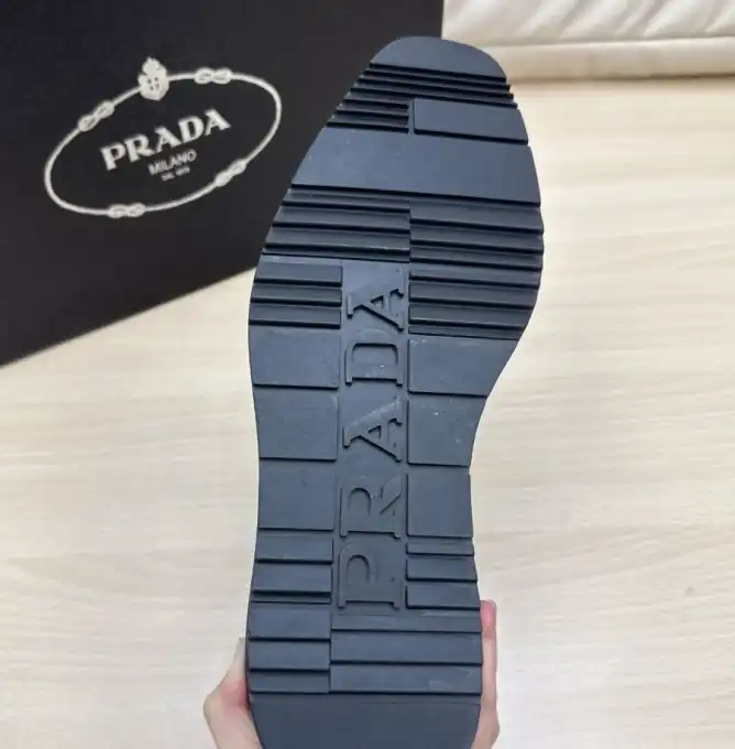 hype Prada Leather Shoes