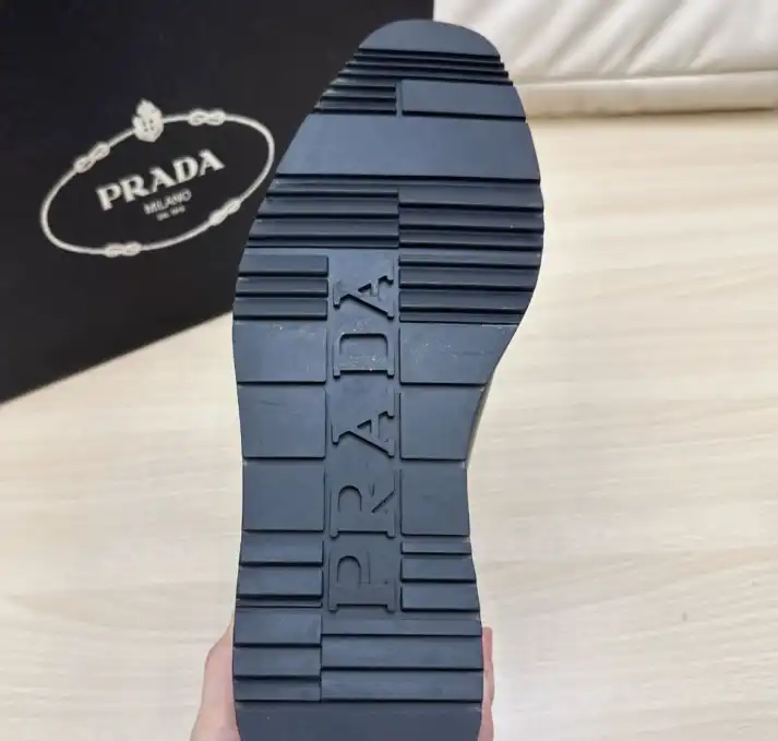 hype Prada Leather Shoes