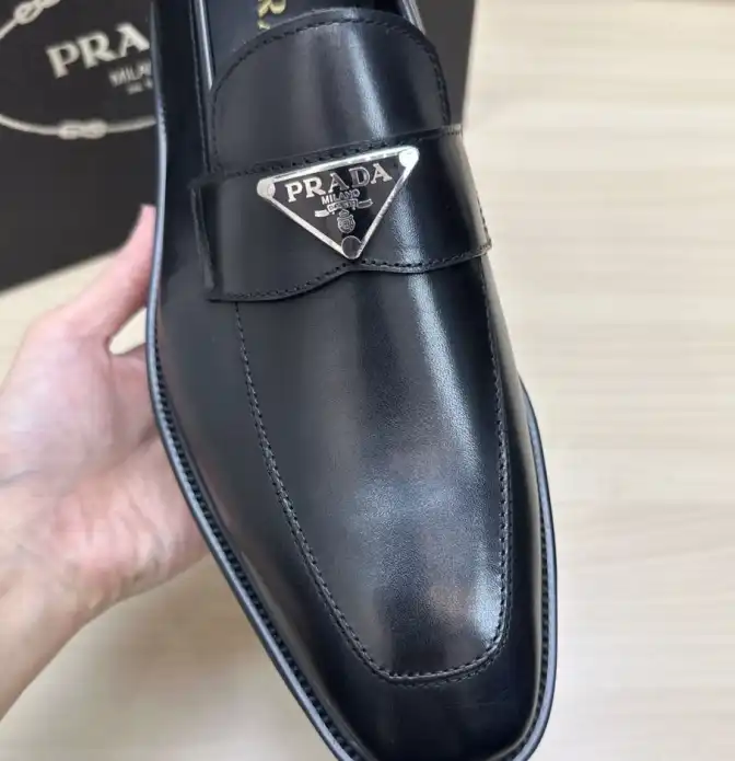 hype Prada Leather Shoes