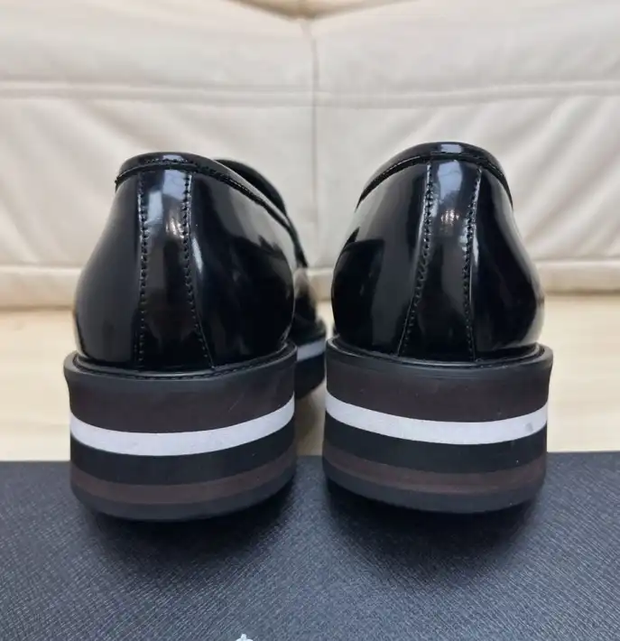 hype Prada Leather Shoes