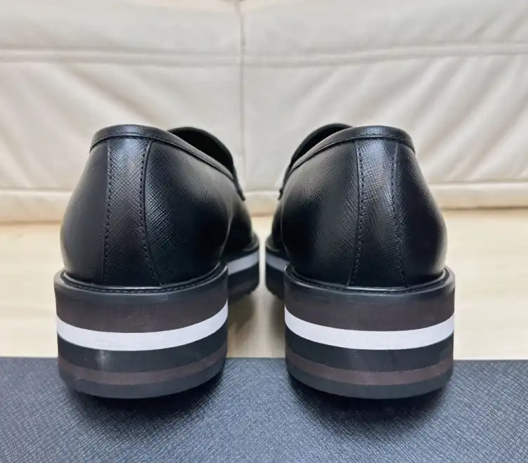 hype Prada Leather Shoes