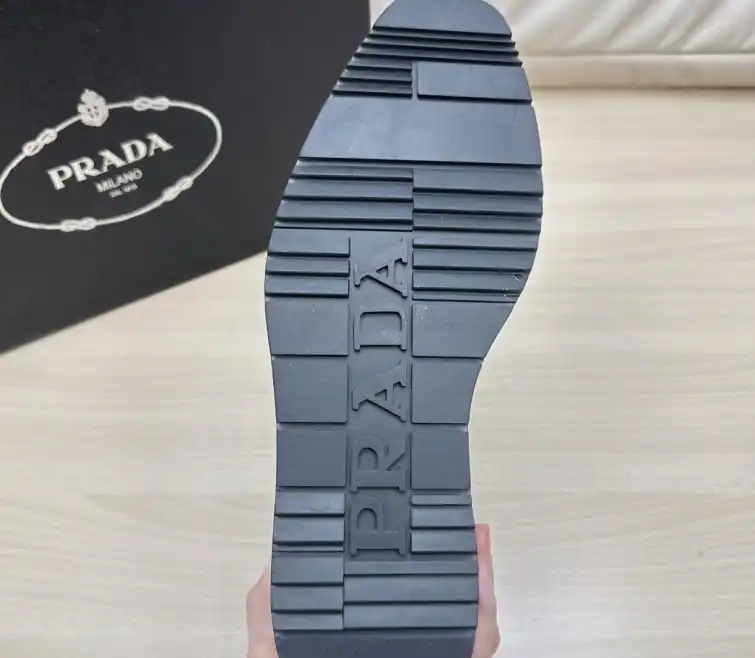 hype Prada Leather Shoes