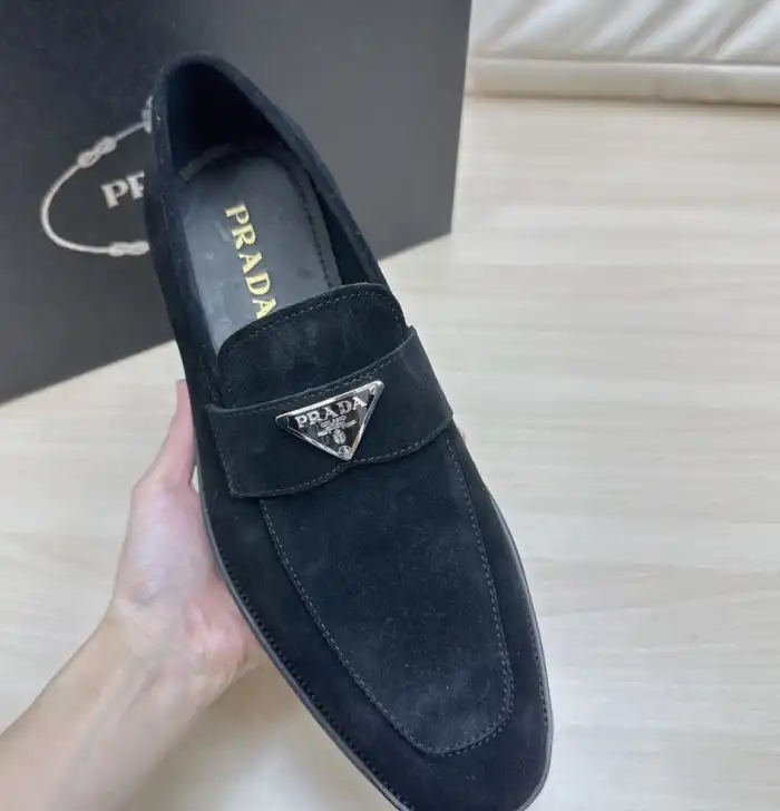 hype Prada Leather Shoes