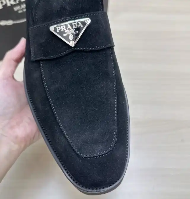 hype Prada Leather Shoes