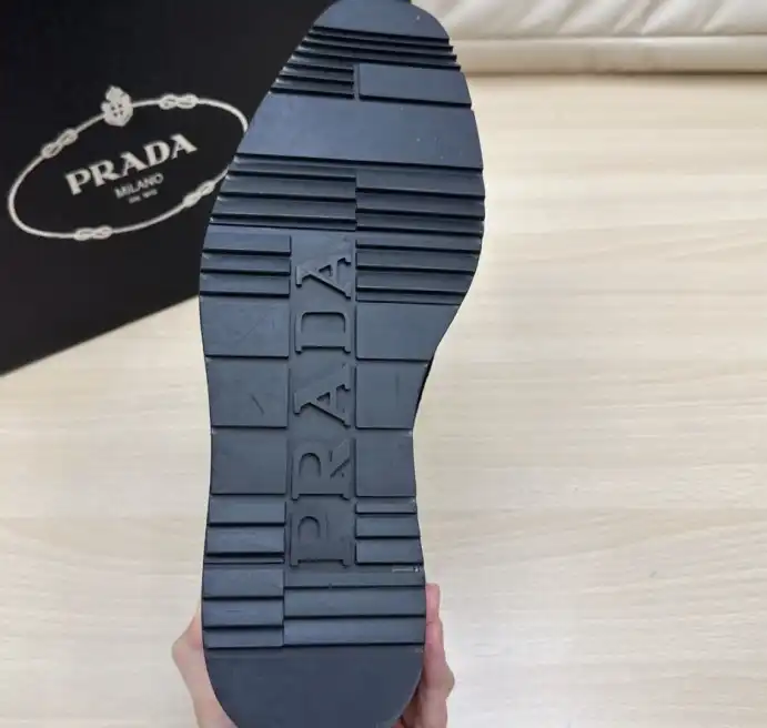 hype Prada Leather Shoes