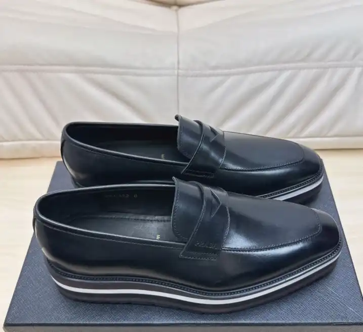 hype Prada Leather Shoes