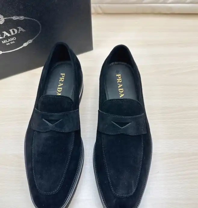 hype Prada Leather Shoes