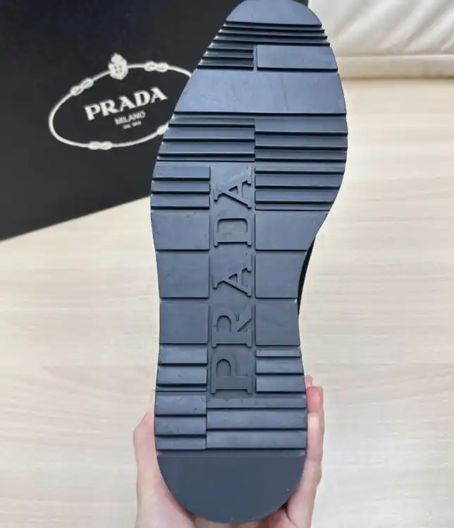 hype Prada Leather Shoes