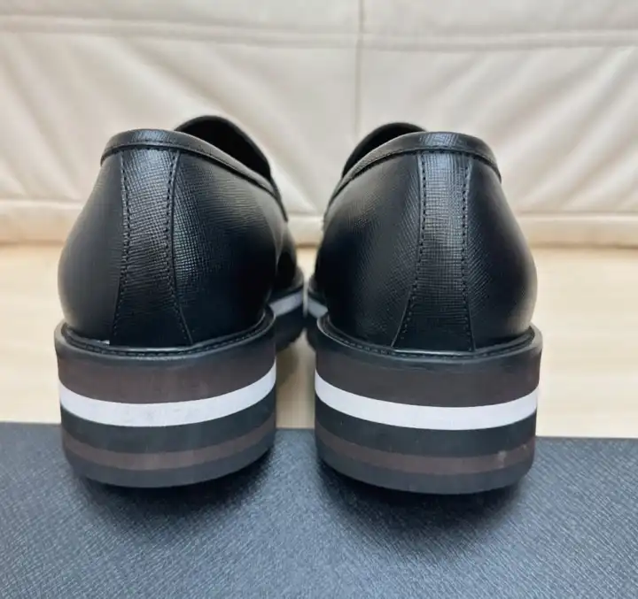 hype Prada Leather Shoes