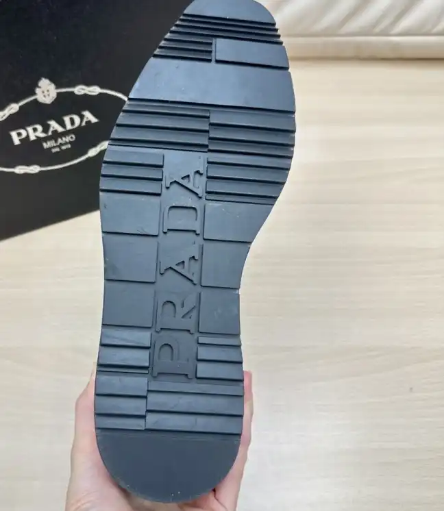 hype Prada Leather Shoes