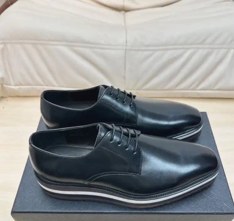 hype Prada Leather Shoes