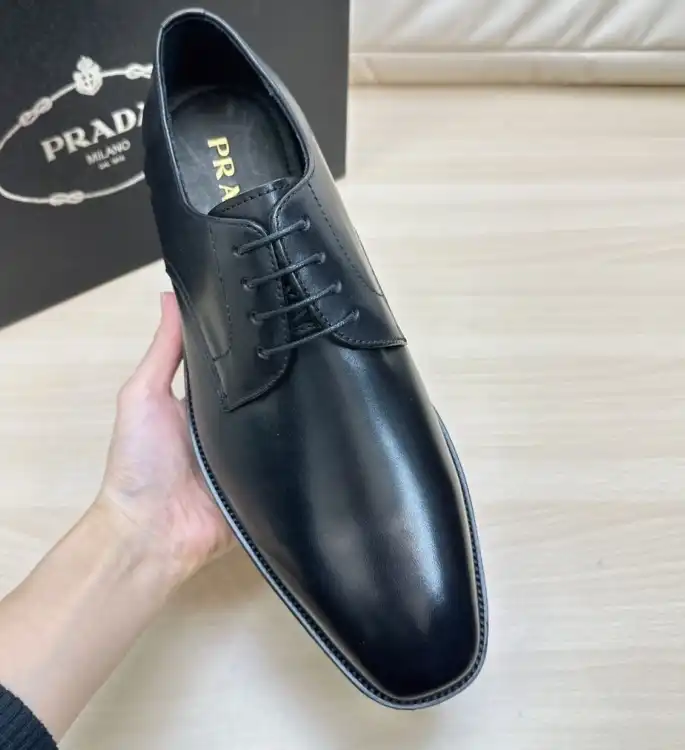 hype Prada Leather Shoes