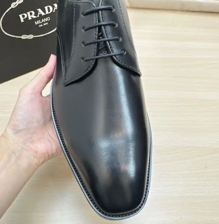 hype Prada Leather Shoes