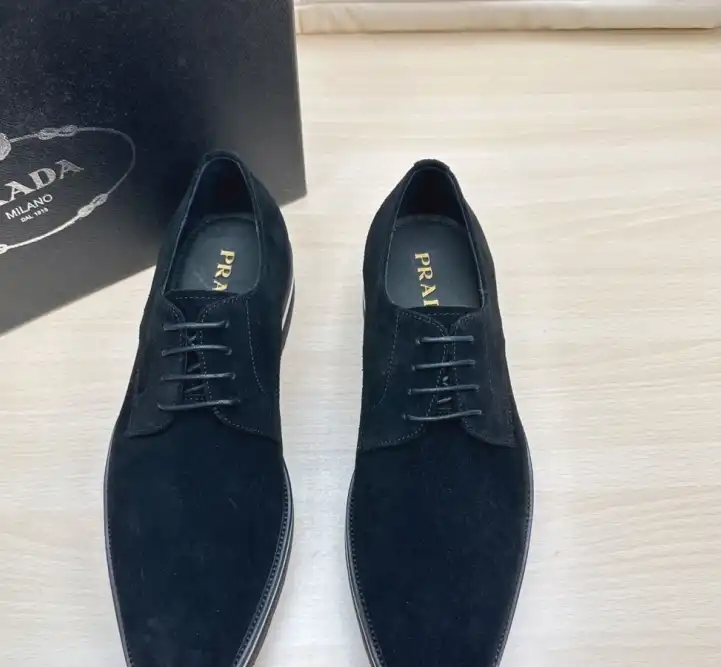 hype Prada Leather Shoes