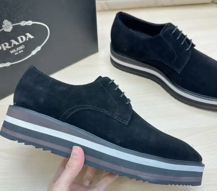 hype Prada Leather Shoes