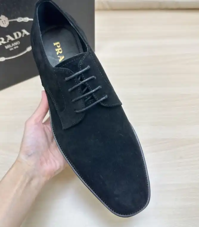 hype Prada Leather Shoes