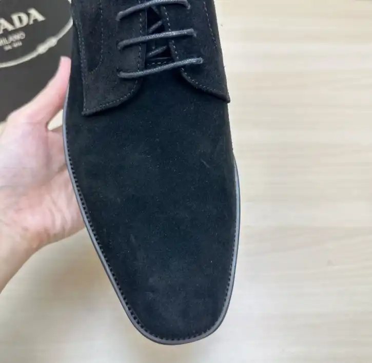 hype Prada Leather Shoes