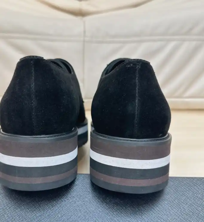 hype Prada Leather Shoes