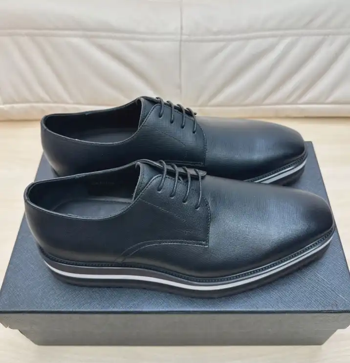 hype Prada Leather Shoes