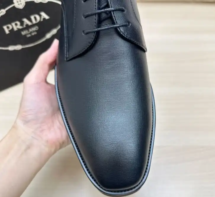 hype Prada Leather Shoes