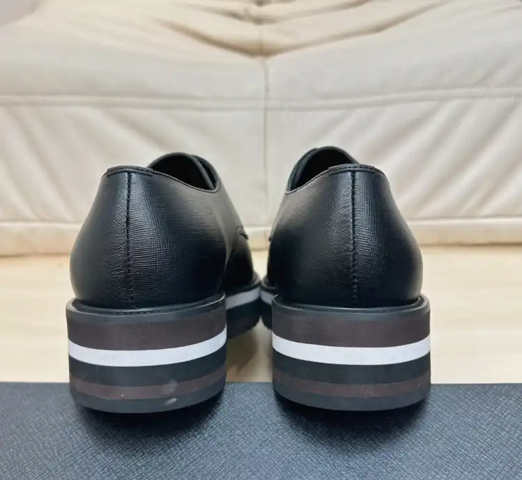 hype Prada Leather Shoes