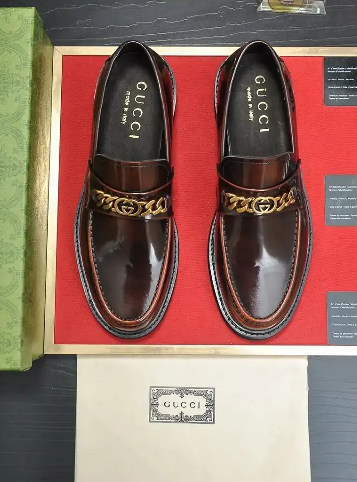 hype Gucci Leather Shoes