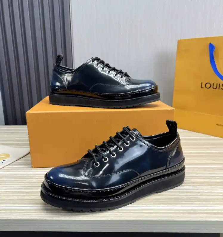 hype LV Leather Shoes