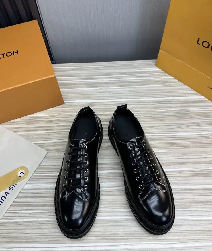 hype LV Leather Shoes