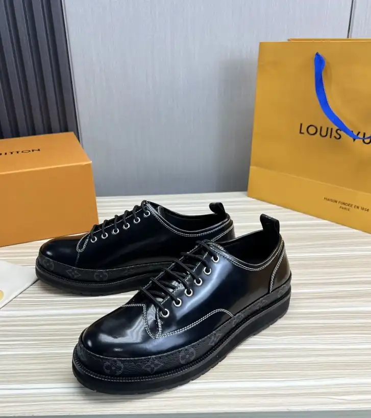 hype LV Leather Shoes