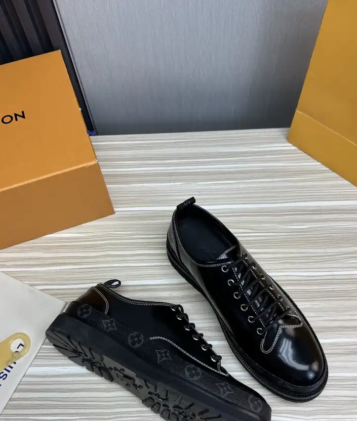 hype LV Leather Shoes