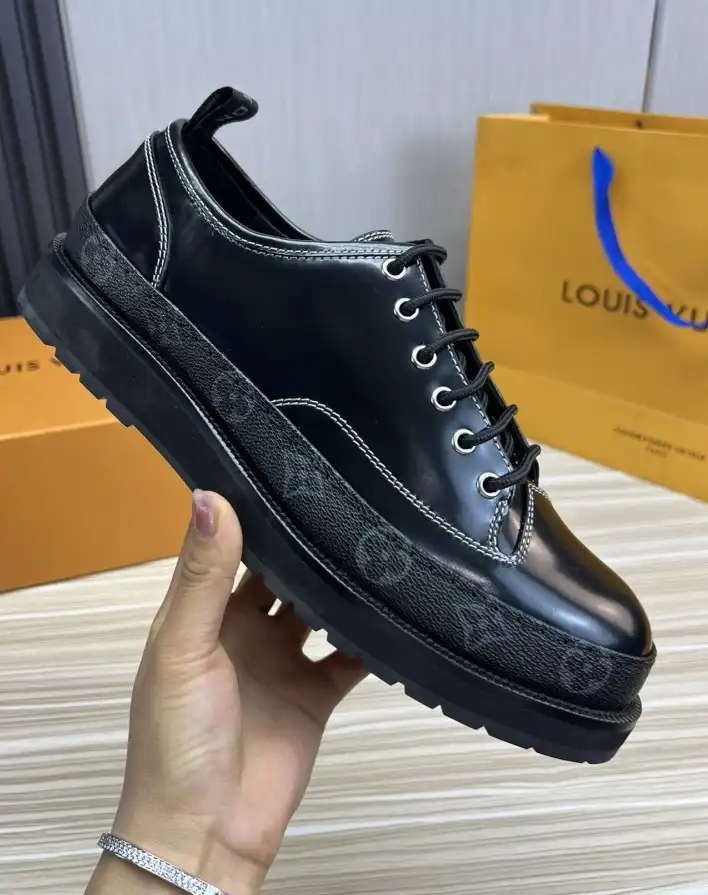 hype LV Leather Shoes