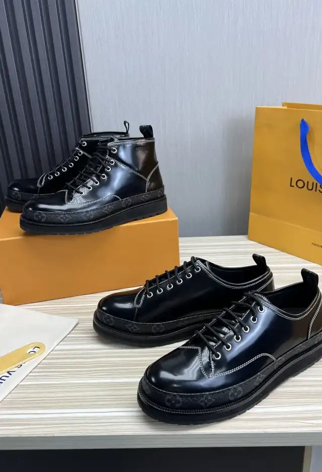 hype LV Leather Shoes