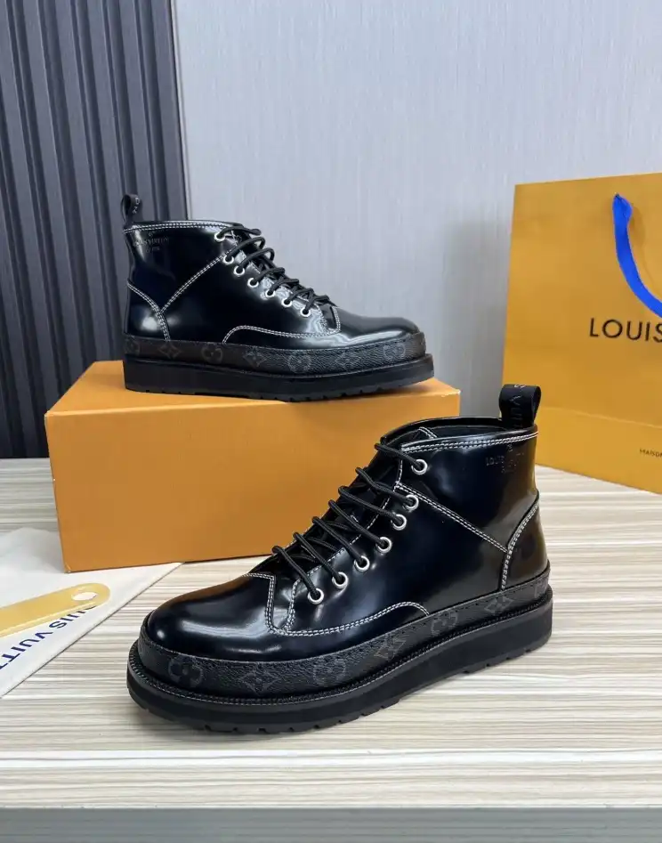 hype LV Leather Shoes