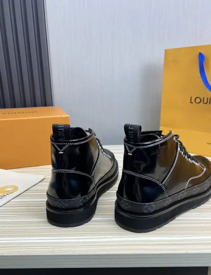 hype LV Leather Shoes