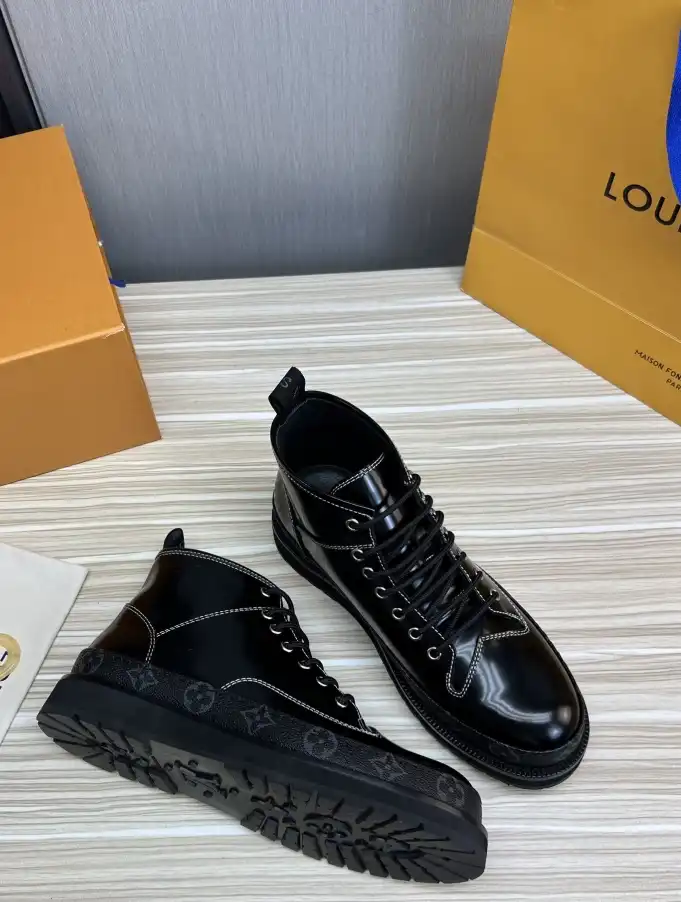 hype LV Leather Shoes