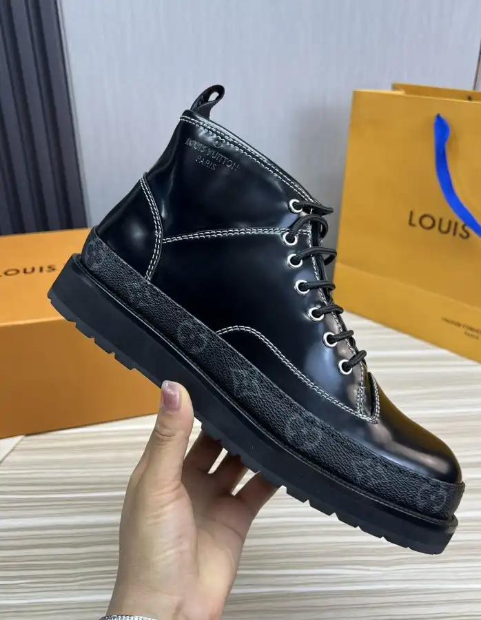 hype LV Leather Shoes