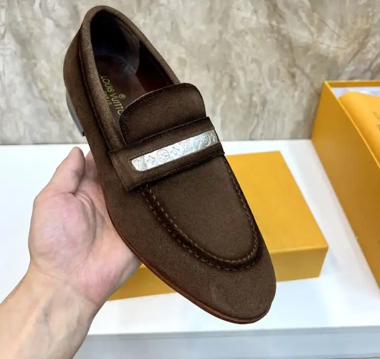 hype LV Leather Shoes