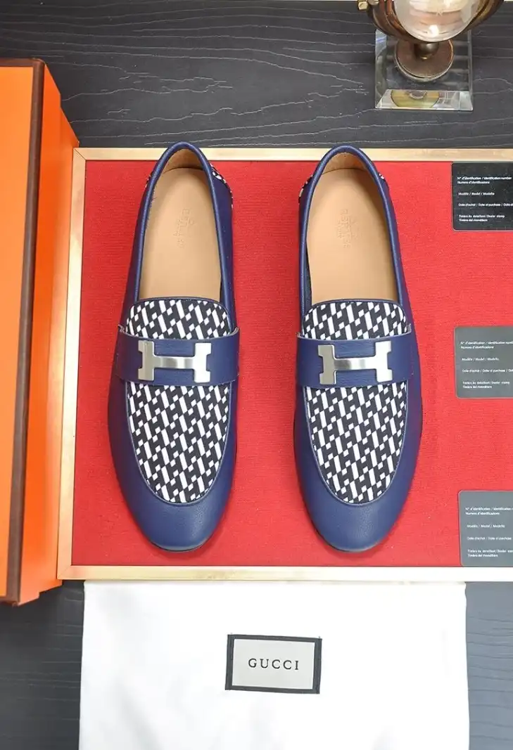 hype Hermes Leather Shoes