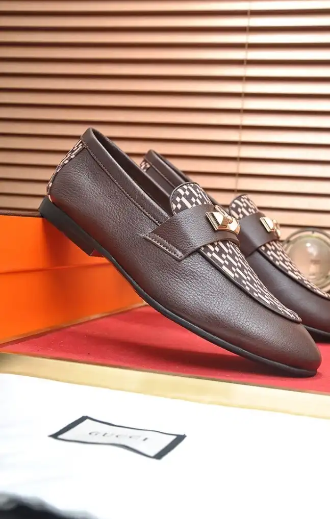 hype Hermes Leather Shoes