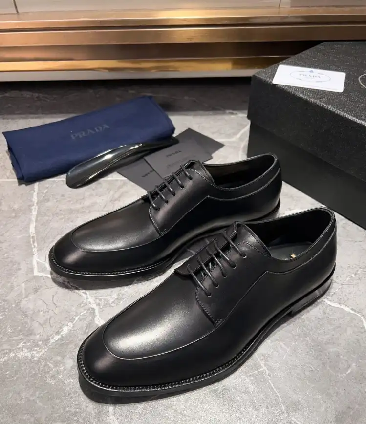 hype Prada Leather Shoes