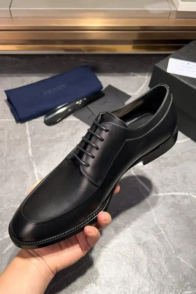 hype Prada Leather Shoes