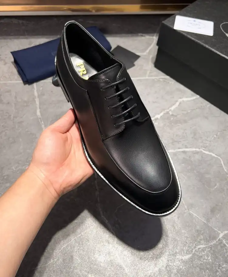 hype Prada Leather Shoes