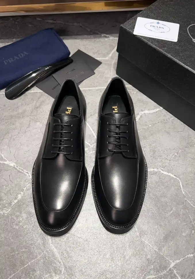 hype Prada Leather Shoes