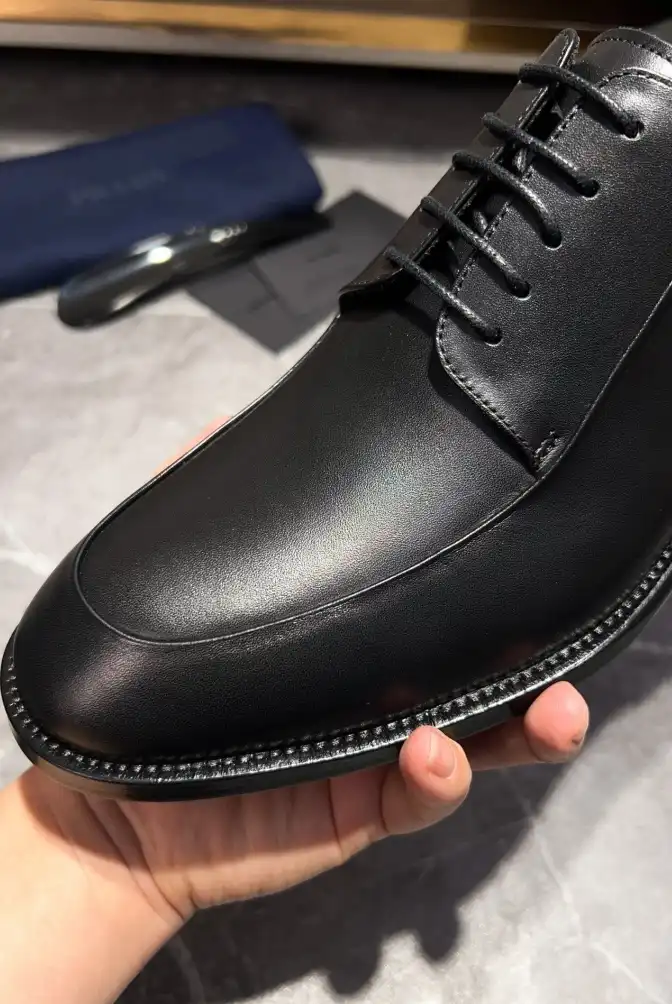 hype Prada Leather Shoes