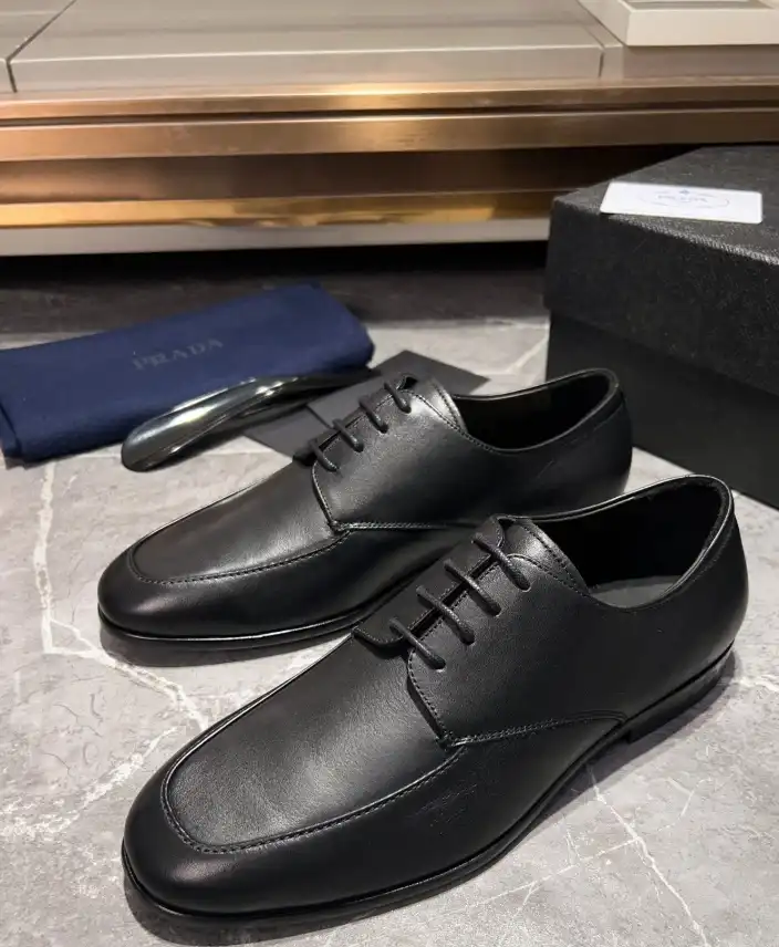 hype Prada Leather Shoes